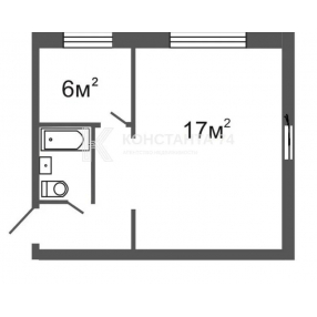 1кк, Победы, 25 (31.1 м²)